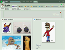 Tablet Screenshot of neyebur.deviantart.com