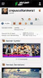 Mobile Screenshot of crepusculitarokera1.deviantart.com