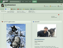 Tablet Screenshot of derekrodenbeck.deviantart.com