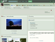 Tablet Screenshot of limpsharp.deviantart.com