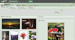 Desktop Screenshot of charm777.deviantart.com