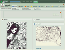 Tablet Screenshot of joyencia.deviantart.com