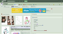 Desktop Screenshot of 87dragon.deviantart.com