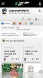 Mobile Screenshot of legionarymario.deviantart.com