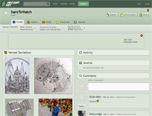 Tablet Screenshot of daretowatch.deviantart.com