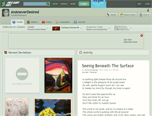 Tablet Screenshot of ananswerdesired.deviantart.com