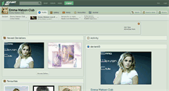 Desktop Screenshot of emma-watson-club.deviantart.com