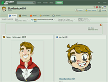 Tablet Screenshot of bloobamboo101.deviantart.com