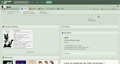 Desktop Screenshot of iguel.deviantart.com