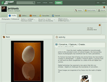 Tablet Screenshot of jerishoots.deviantart.com