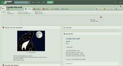 Desktop Screenshot of cynder-the-wolf.deviantart.com