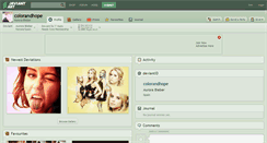 Desktop Screenshot of colorandhope.deviantart.com