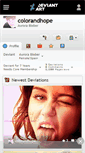 Mobile Screenshot of colorandhope.deviantart.com