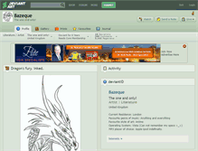 Tablet Screenshot of bazeque.deviantart.com