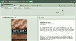 Desktop Screenshot of dungeonesque.deviantart.com