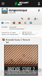 Mobile Screenshot of dungeonesque.deviantart.com