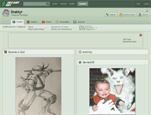 Tablet Screenshot of draktyr.deviantart.com