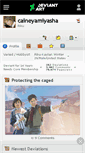 Mobile Screenshot of caineyamiyasha.deviantart.com