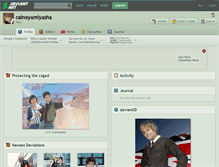 Tablet Screenshot of caineyamiyasha.deviantart.com