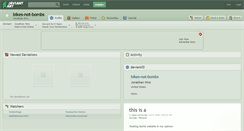Desktop Screenshot of bikes-not-bombs.deviantart.com