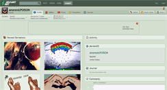 Desktop Screenshot of anorexicpoison.deviantart.com