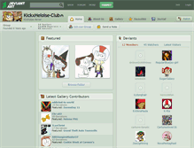 Tablet Screenshot of kickxheloise-club.deviantart.com