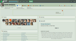 Desktop Screenshot of female-martialarts.deviantart.com