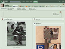 Tablet Screenshot of knuta.deviantart.com
