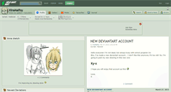 Desktop Screenshot of kiramalfoy.deviantart.com