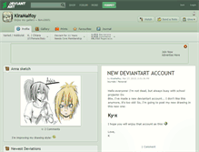 Tablet Screenshot of kiramalfoy.deviantart.com