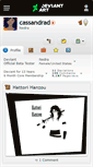 Mobile Screenshot of cassandrad.deviantart.com