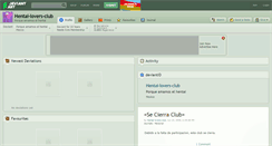 Desktop Screenshot of hentai-lovers-club.deviantart.com