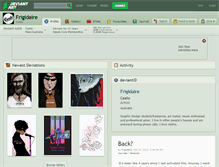 Tablet Screenshot of frigidaire.deviantart.com