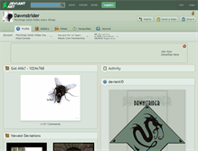 Tablet Screenshot of dawnstrider.deviantart.com