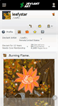 Mobile Screenshot of leafystar.deviantart.com