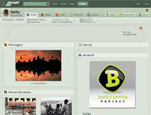 Tablet Screenshot of borky.deviantart.com