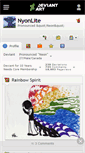 Mobile Screenshot of nyonlite.deviantart.com