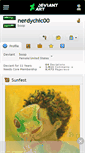 Mobile Screenshot of nerdychic00.deviantart.com