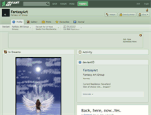 Tablet Screenshot of fantasyart.deviantart.com