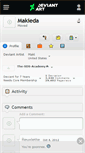 Mobile Screenshot of makieda.deviantart.com