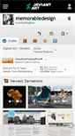 Mobile Screenshot of memorabledesign.deviantart.com