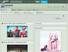 Tablet Screenshot of amirulhafiz.deviantart.com