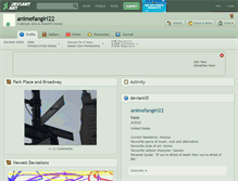 Tablet Screenshot of animefangirl22.deviantart.com
