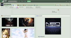 Desktop Screenshot of neo-musume.deviantart.com