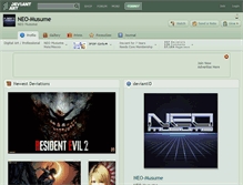 Tablet Screenshot of neo-musume.deviantart.com