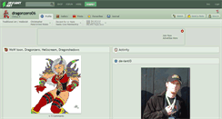 Desktop Screenshot of dragonzero06.deviantart.com