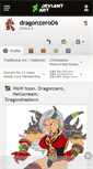 Mobile Screenshot of dragonzero06.deviantart.com