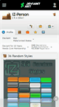 Mobile Screenshot of iz-person.deviantart.com