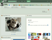 Tablet Screenshot of fr3aka.deviantart.com