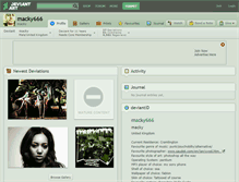 Tablet Screenshot of macky666.deviantart.com